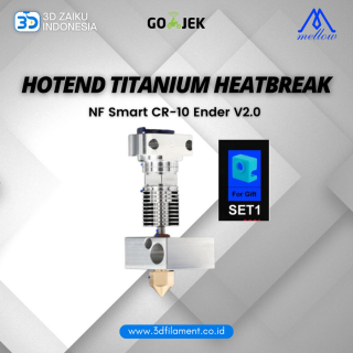 Mellow All Metal NF Smart CR-10 Ender V2.0 Hotend Titanium Heatbreak